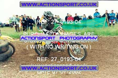 Photo: 27_0193-04 ActionSport Photography 07/07/2002 AMCA Marshfield MXC - Marshfield _7_125Experts-125Seniors #22