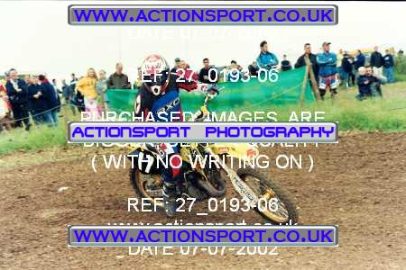 Photo: 27_0193-06 ActionSport Photography 07/07/2002 AMCA Marshfield MXC - Marshfield _7_125Experts-125Seniors #17