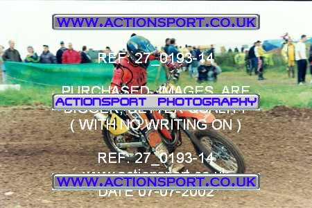 Photo: 27_0193-14 ActionSport Photography 07/07/2002 AMCA Marshfield MXC - Marshfield _7_125Experts-125Seniors #44