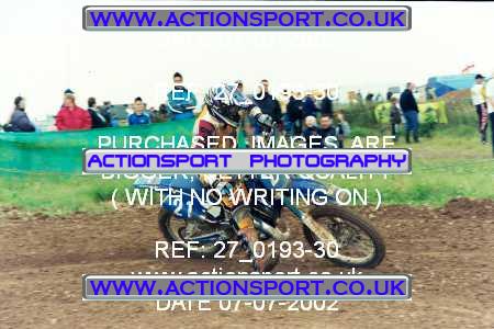 Photo: 27_0193-30 ActionSport Photography 07/07/2002 AMCA Marshfield MXC - Marshfield _7_125Experts-125Seniors #21