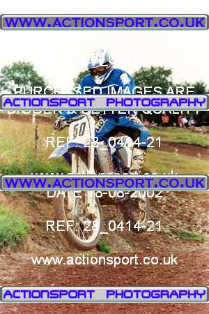 Photo: 28_0414-21 ActionSport Photography 18/08/2002 AMCA Teignbridge MXC - Littlehempston  _1_JuniorsGroup1 #50
