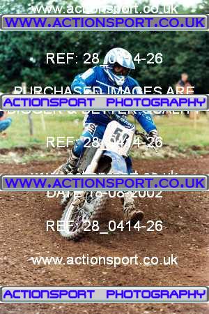 Photo: 28_0414-26 ActionSport Photography 18/08/2002 AMCA Teignbridge MXC - Littlehempston  _1_JuniorsGroup1 #50