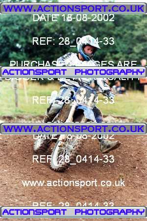 Photo: 28_0414-33 ActionSport Photography 18/08/2002 AMCA Teignbridge MXC - Littlehempston  _1_JuniorsGroup1 #31