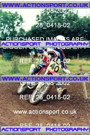 Photo: 28_0418-02 ActionSport Photography 18/08/2002 AMCA Teignbridge MXC - Littlehempston  _3_Experts #40
