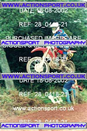 Photo: 28_0418-21 ActionSport Photography 18/08/2002 AMCA Teignbridge MXC - Littlehempston  _3_Experts #40
