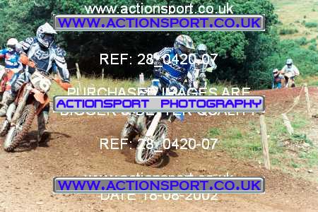 Photo: 28_0420-07 ActionSport Photography 18/08/2002 AMCA Teignbridge MXC - Littlehempston  _4_JuniorsGroup2 #76