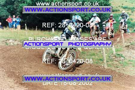 Photo: 28_0420-08 ActionSport Photography 18/08/2002 AMCA Teignbridge MXC - Littlehempston  _4_JuniorsGroup2 #9990
