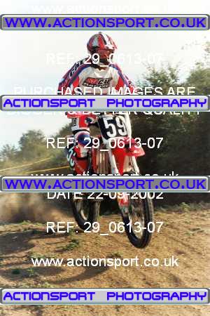 Photo: 29_0613-07 ActionSport Photography 22/09/2002 AMCA Worcester MCC - Tirley  _0_JuniorsPractice #59