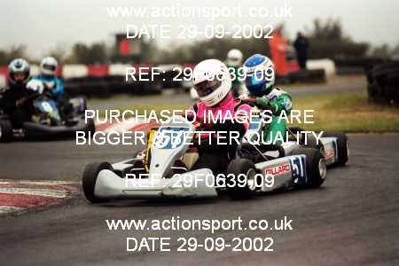 Photo: 29F0639-09 ActionSport Photography 29/09/2002 NKRA Kart Finals - Fulbeck  _5_Rotax #7