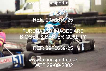 Photo: 29F0639-25 ActionSport Photography 29/09/2002 NKRA Kart Finals - Fulbeck  _5_Rotax #3