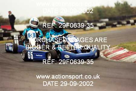 Photo: 29F0639-35 ActionSport Photography 29/09/2002 NKRA Kart Finals - Fulbeck  _5_Rotax #3