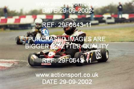 Photo: 29F0643-11 ActionSport Photography 29/09/2002 NKRA Kart Finals - Fulbeck  _8_JuniorTKM #89
