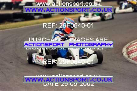 Photo: 29F0640-01 ActionSport Photography 29/09/2002 NKRA Kart Finals - Fulbeck  _5_Rotax #28