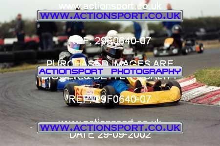 Photo: 29F0640-07 ActionSport Photography 29/09/2002 NKRA Kart Finals - Fulbeck  _6_Cadets #64