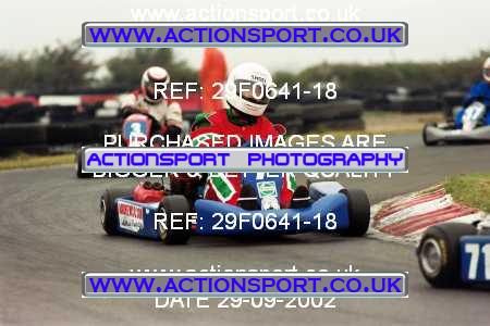Photo: 29F0641-18 ActionSport Photography 29/09/2002 NKRA Kart Finals - Fulbeck  _7_FormulaBlue #7