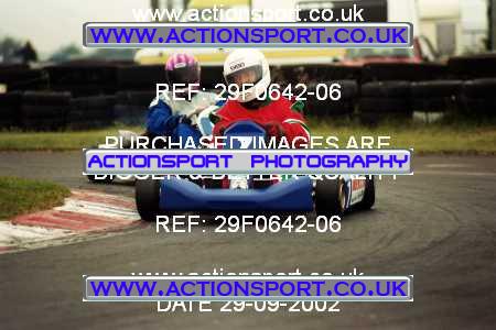Photo: 29F0642-06 ActionSport Photography 29/09/2002 NKRA Kart Finals - Fulbeck  _7_FormulaBlue #7