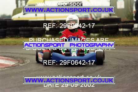 Photo: 29F0642-17 ActionSport Photography 29/09/2002 NKRA Kart Finals - Fulbeck  _7_FormulaBlue #7