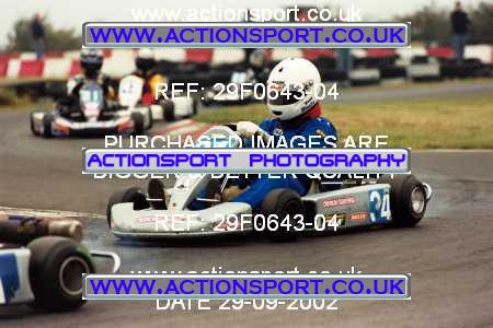 Photo: 29F0643-04 ActionSport Photography 29/09/2002 NKRA Kart Finals - Fulbeck  _8_JuniorTKM #34