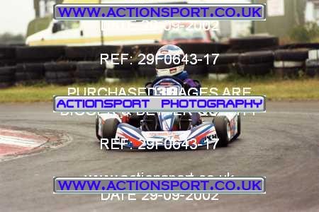 Photo: 29F0643-17 ActionSport Photography 29/09/2002 NKRA Kart Finals - Fulbeck  _8_JuniorTKM #36