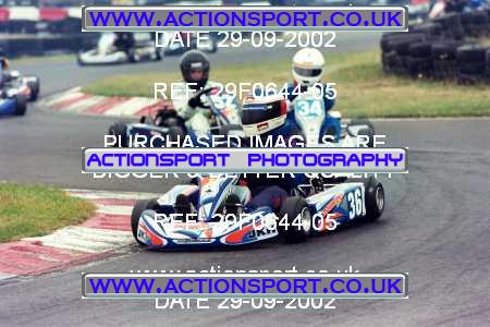Photo: 29F0644-05 ActionSport Photography 29/09/2002 NKRA Kart Finals - Fulbeck  _8_JuniorTKM #36