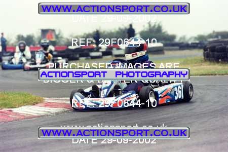 Photo: 29F0644-10 ActionSport Photography 29/09/2002 NKRA Kart Finals - Fulbeck  _8_JuniorTKM #36
