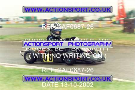 Photo: 2AF0687-26 ActionSport Photography 13/10/2002 Hunts Kart Club - Kimbolton  _2_Cadets #69