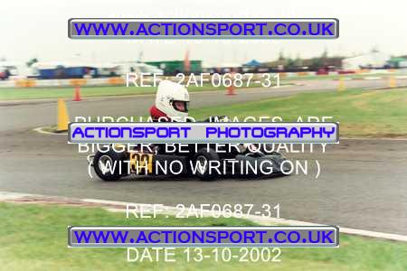 Photo: 2AF0687-31 ActionSport Photography 13/10/2002 Hunts Kart Club - Kimbolton  _2_Cadets #32