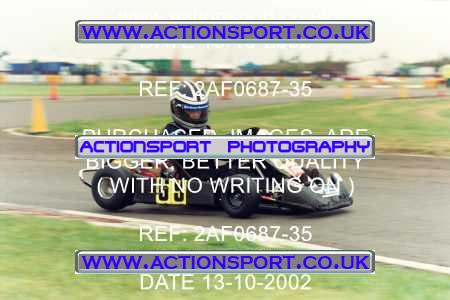 Photo: 2AF0687-35 ActionSport Photography 13/10/2002 Hunts Kart Club - Kimbolton  _2_Cadets #69