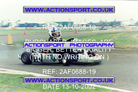 Photo: 2AF0688-19 ActionSport Photography 13/10/2002 Hunts Kart Club - Kimbolton  _1_JuniorTKM #19