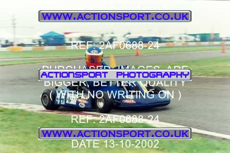 Photo: 2AF0688-24 ActionSport Photography 13/10/2002 Hunts Kart Club - Kimbolton  _1_JuniorTKM #45