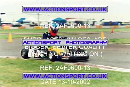 Photo: 2AF0690-13 ActionSport Photography 13/10/2002 Hunts Kart Club - Kimbolton  _6_JuniorMax_MiniMax_JuniorTKMInter #1