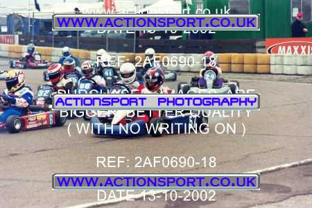 Photo: 2AF0690-18 ActionSport Photography 13/10/2002 Hunts Kart Club - Kimbolton  _1_JuniorTKM #57