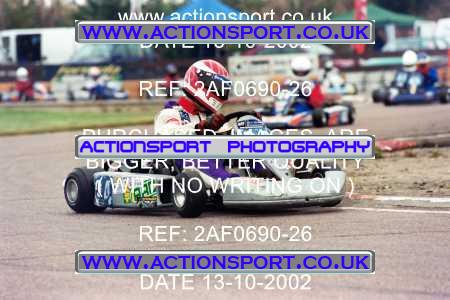 Photo: 2AF0690-26 ActionSport Photography 13/10/2002 Hunts Kart Club - Kimbolton  _1_JuniorTKM #24