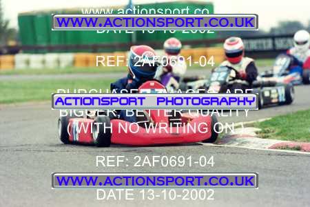 Photo: 2AF0691-04 ActionSport Photography 13/10/2002 Hunts Kart Club - Kimbolton  _1_JuniorTKM #73