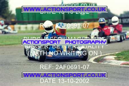 Photo: 2AF0691-07 ActionSport Photography 13/10/2002 Hunts Kart Club - Kimbolton  _1_JuniorTKM #45