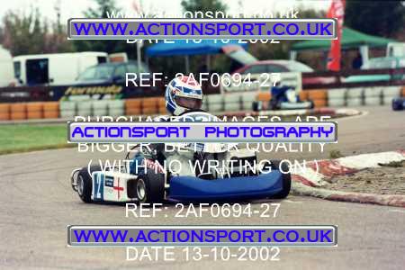Photo: 2AF0694-27 ActionSport Photography 13/10/2002 Hunts Kart Club - Kimbolton  _3_125Gearbox #2