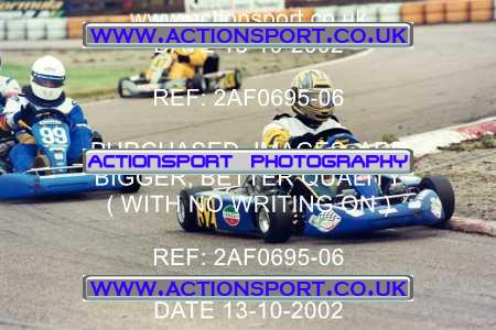 Photo: 2AF0695-06 ActionSport Photography 13/10/2002 Hunts Kart Club - Kimbolton  _3_125Gearbox #32
