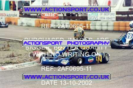 Photo: 2AF0695-11 ActionSport Photography 13/10/2002 Hunts Kart Club - Kimbolton  _3_125Gearbox #32