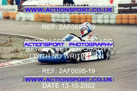 Photo: 2AF0695-19 ActionSport Photography 13/10/2002 Hunts Kart Club - Kimbolton  _3_125Gearbox #2