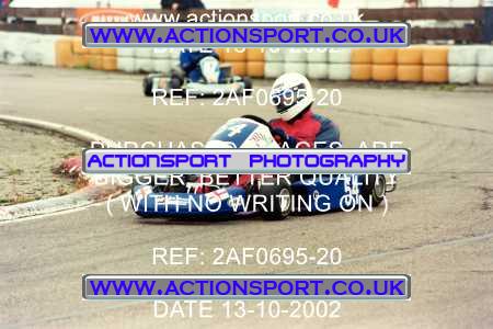 Photo: 2AF0695-20 ActionSport Photography 13/10/2002 Hunts Kart Club - Kimbolton  _3_125Gearbox #54