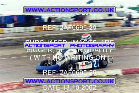 Photo: 2AF0695-29 ActionSport Photography 13/10/2002 Hunts Kart Club - Kimbolton  _3_125Gearbox #2