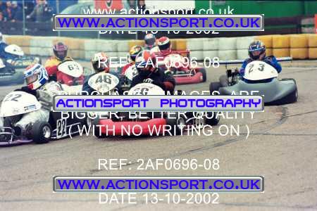 Photo: 2AF0696-08 ActionSport Photography 13/10/2002 Hunts Kart Club - Kimbolton  _4_250Gearbox #23