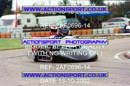 Photo: 2AF0696-14 ActionSport Photography 13/10/2002 Hunts Kart Club - Kimbolton  _4_250Gearbox #23