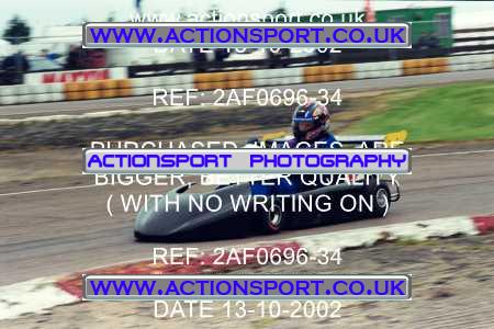 Photo: 2AF0696-34 ActionSport Photography 13/10/2002 Hunts Kart Club - Kimbolton  _4_250Gearbox #23
