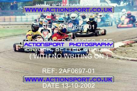 Photo: 2AF0697-01 ActionSport Photography 13/10/2002 Hunts Kart Club - Kimbolton  _5_SeniorTKM #49