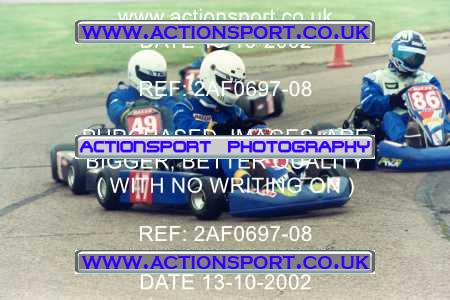 Photo: 2AF0697-08 ActionSport Photography 13/10/2002 Hunts Kart Club - Kimbolton  _5_SeniorTKM #49