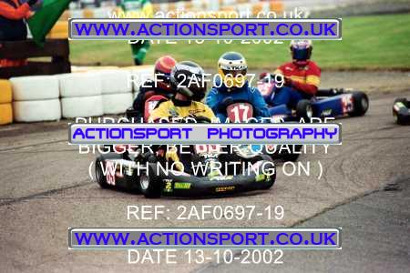 Photo: 2AF0697-19 ActionSport Photography 13/10/2002 Hunts Kart Club - Kimbolton  _5_SeniorTKM #17