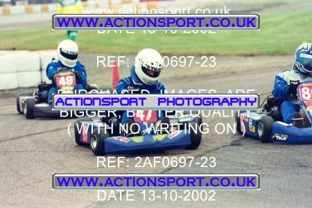 Photo: 2AF0697-23 ActionSport Photography 13/10/2002 Hunts Kart Club - Kimbolton  _5_SeniorTKM #47
