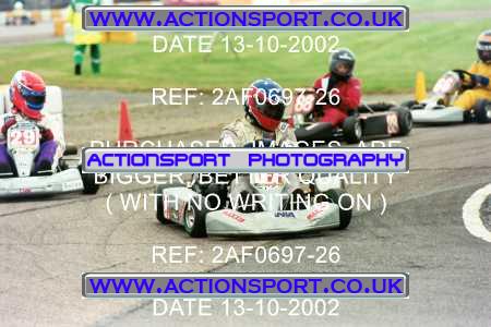 Photo: 2AF0697-26 ActionSport Photography 13/10/2002 Hunts Kart Club - Kimbolton  _5_SeniorTKM #67