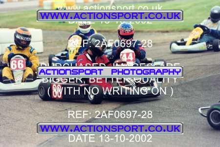 Photo: 2AF0697-28 ActionSport Photography 13/10/2002 Hunts Kart Club - Kimbolton  _5_SeniorTKM #44